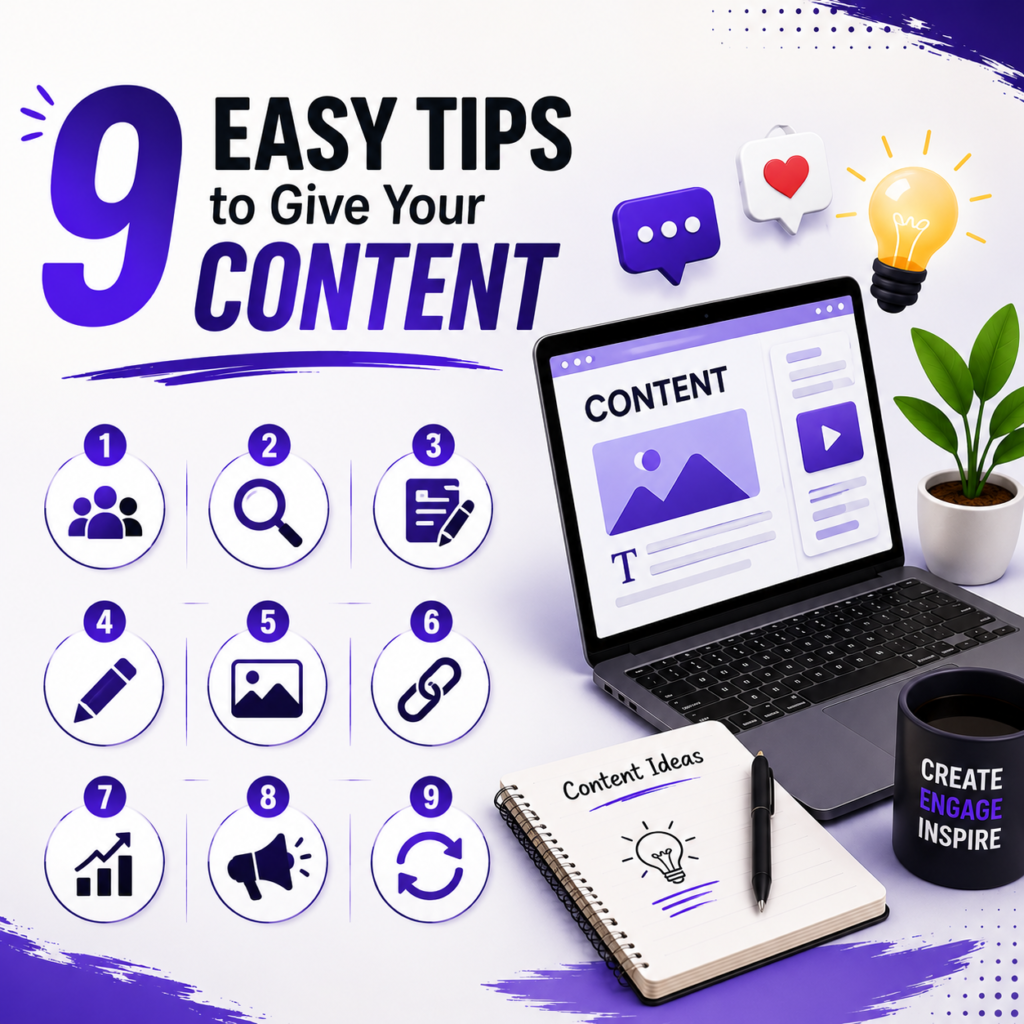 9 Easy Tips to Give Your Content