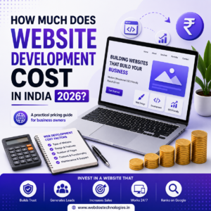 Read more about the article How Much Does Website Development Cost in India in 2026?