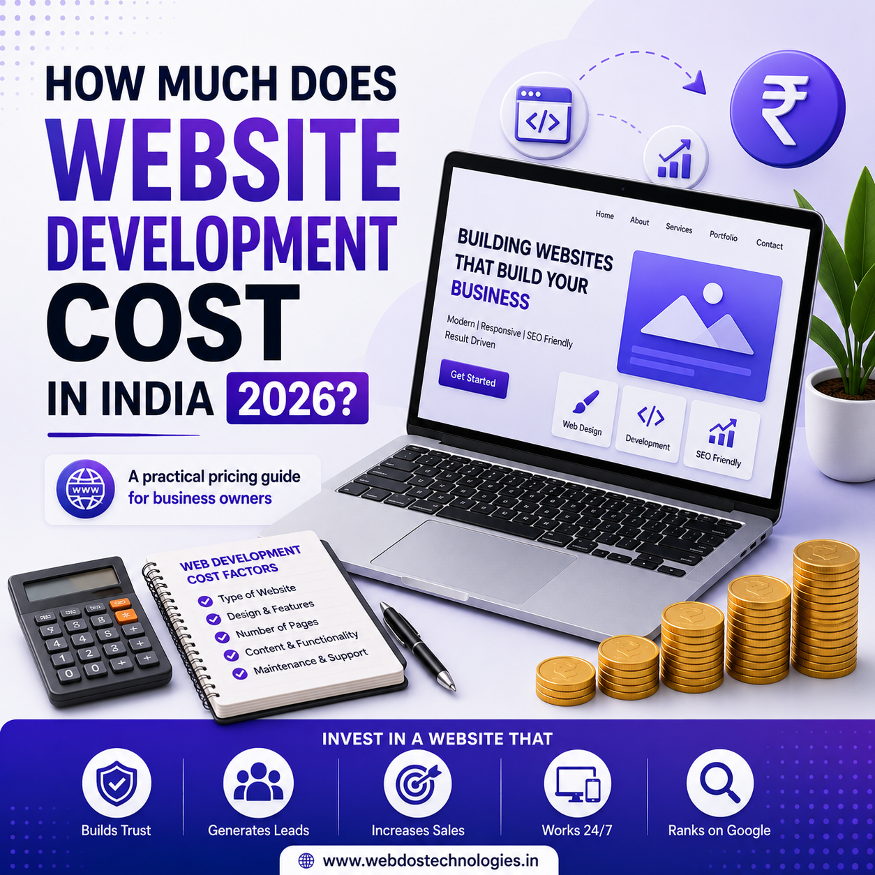 You are currently viewing How Much Does Website Development Cost in India in 2026?
